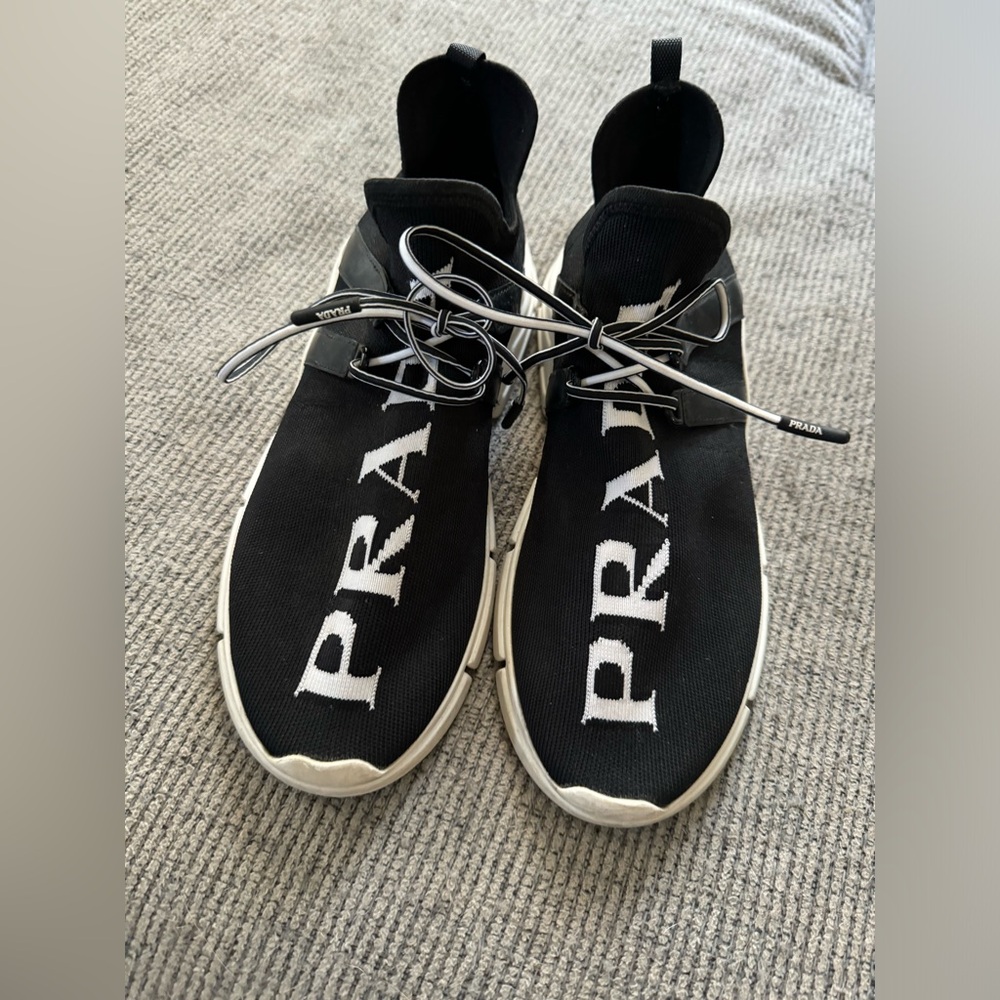 Prada Cloth Trainers - Approximately US 8